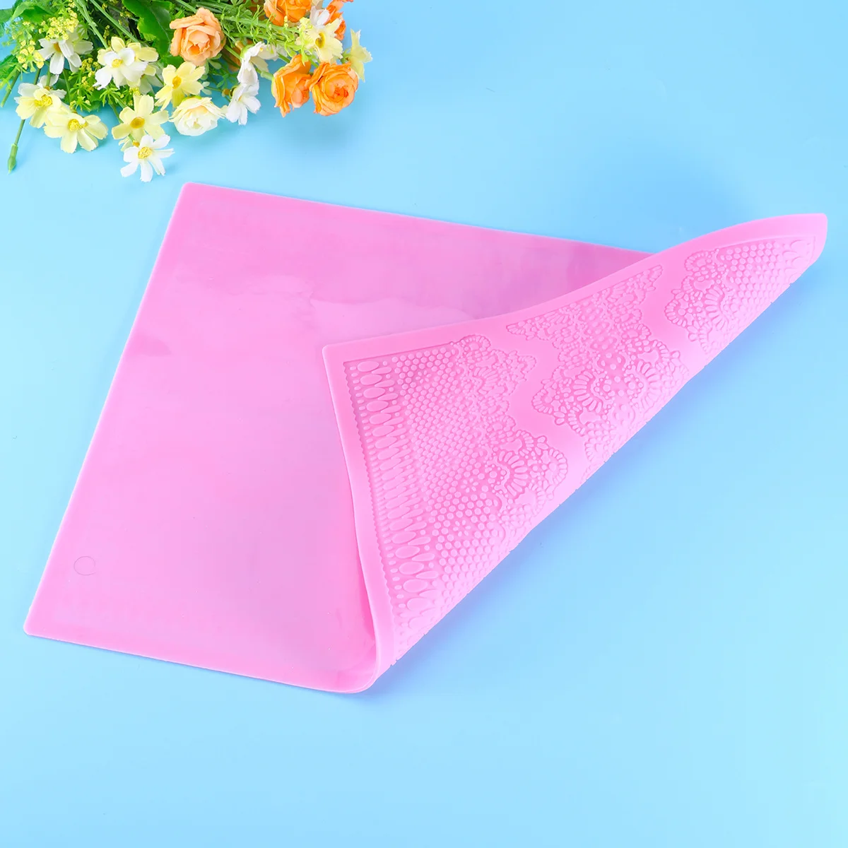 

Silicone Cake Mold Pink -40 To 230 Degree Food Grade For Microwave Oven Dishwasher Freezer Refrigerator Baking Diy Cake