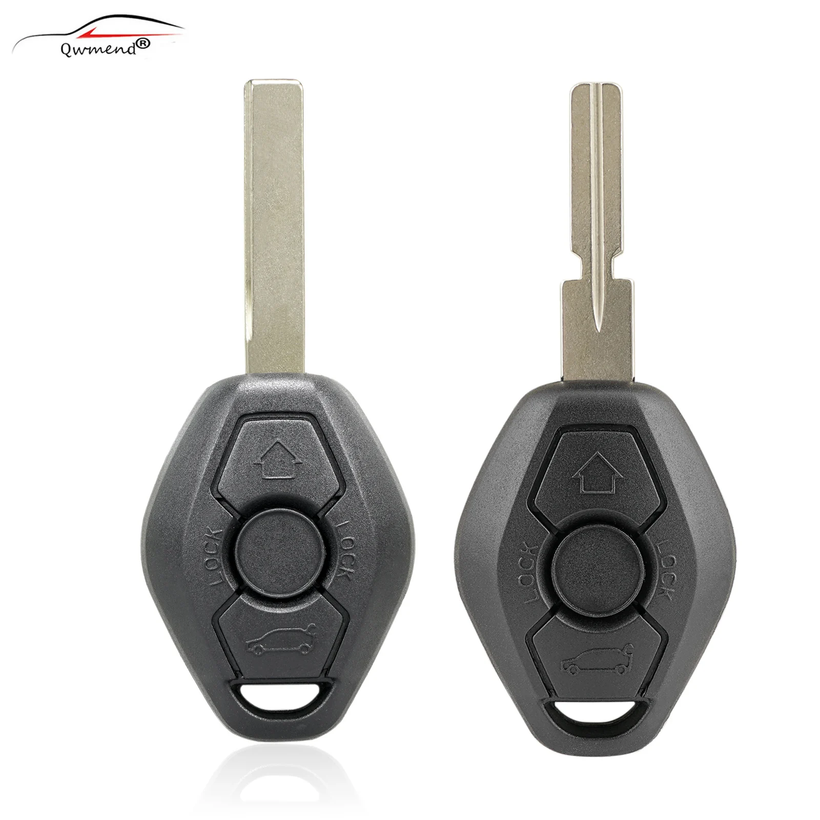 

QWMEND Remote Car key Shell Case For BMW 3 5 7 Series 325 325i 325ci 330 330i 325 325i 525 525i X5 X3 Z3 Z4 HU92/HU58 Blade