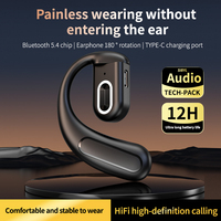 Open Wireless Earphones Z70 Bluetooth 5.4 Sports Business Music Ear hook 180° Rotation Adjustment Left and Right Headset