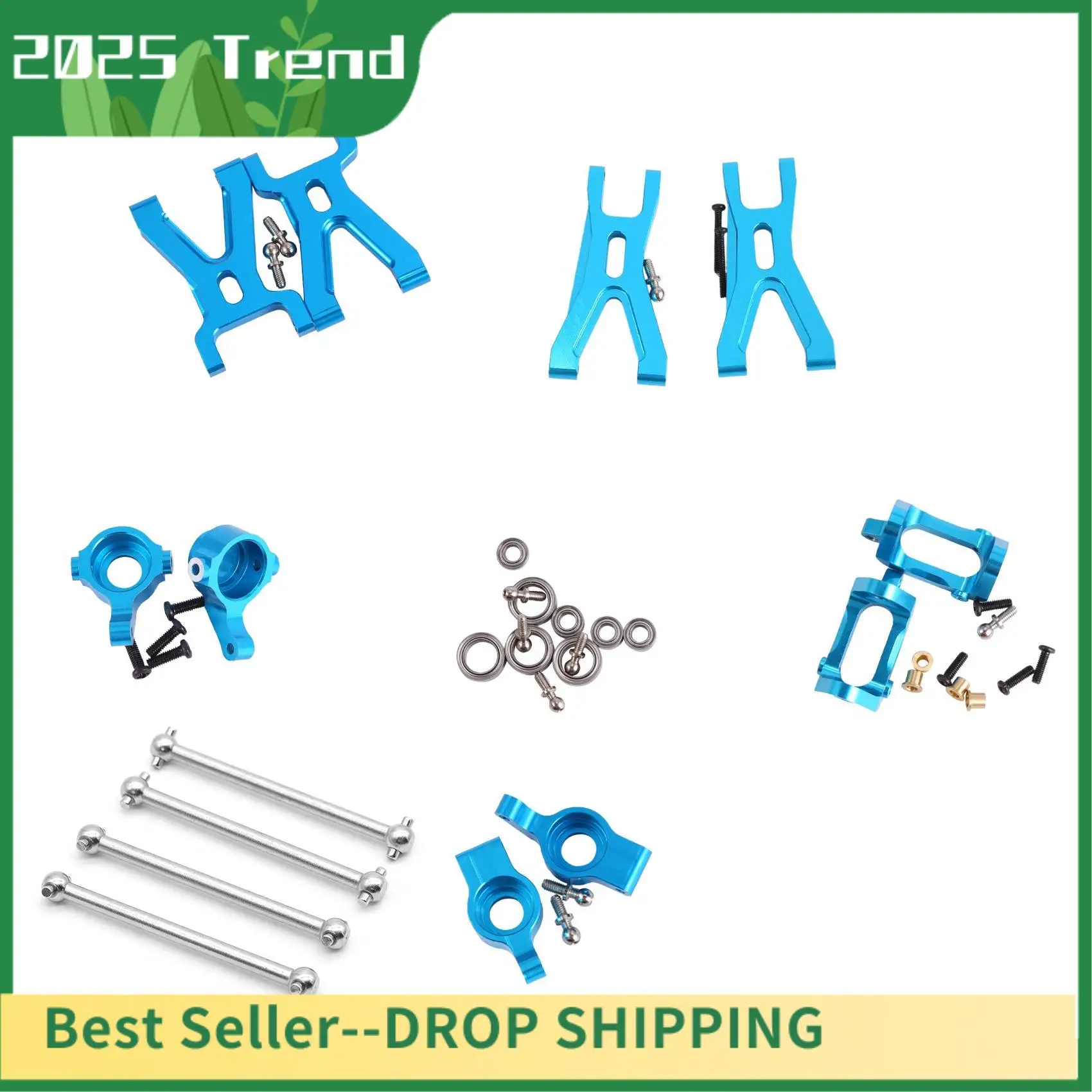 أفضل العروض ذراع التعليق والمحور الأمامي/الخلفي C طقم مقاعد مع عمود محرك خلفي ناقل الحركة Dogbone لسيارة Wltoys A959 K929-B RC