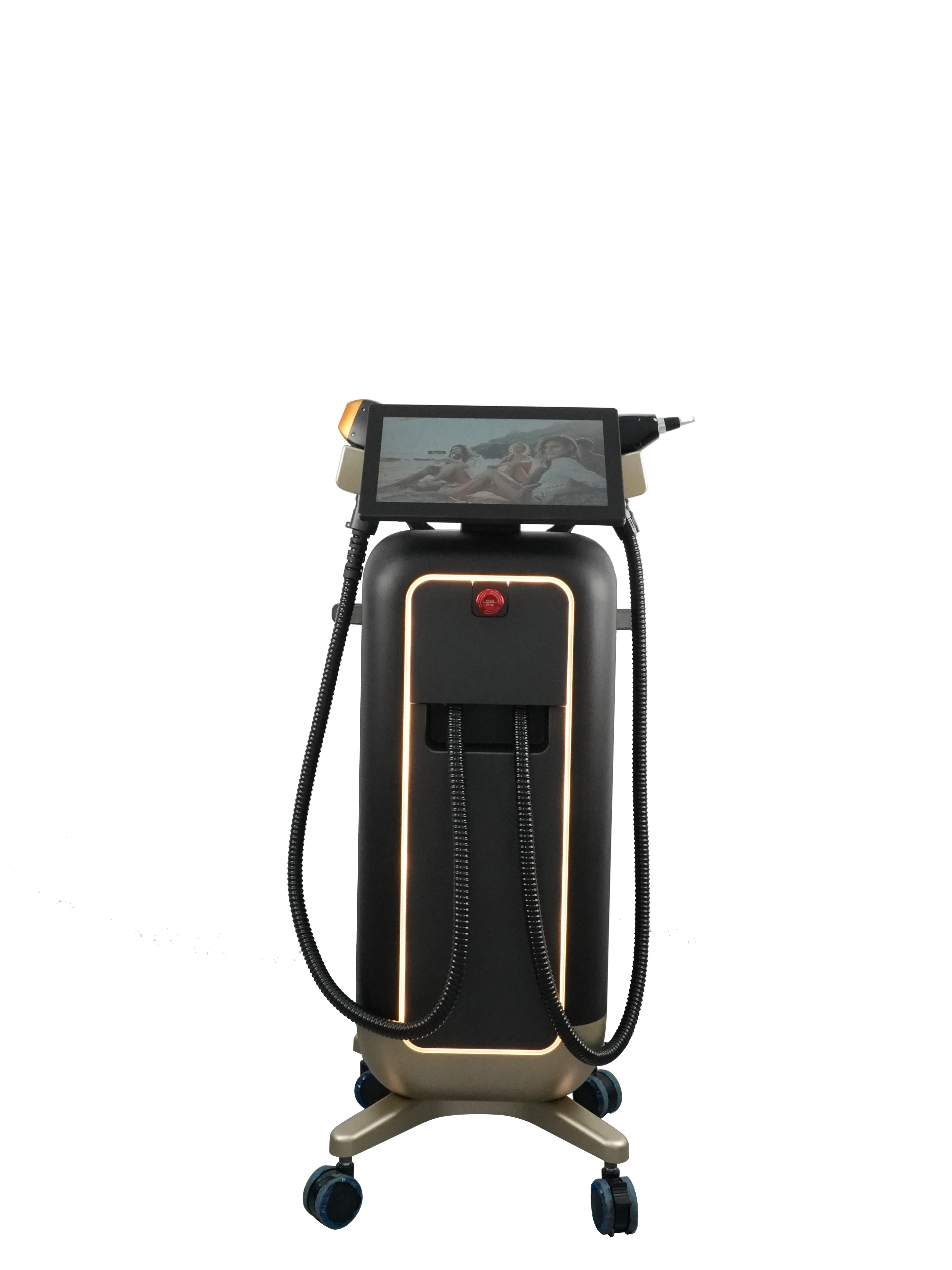Latest 2-in-1 Device FAC 10 Bars Hair Removal & Tattoo Removal Painless Ice Cooling Technology Suitable for Different Skin Tones