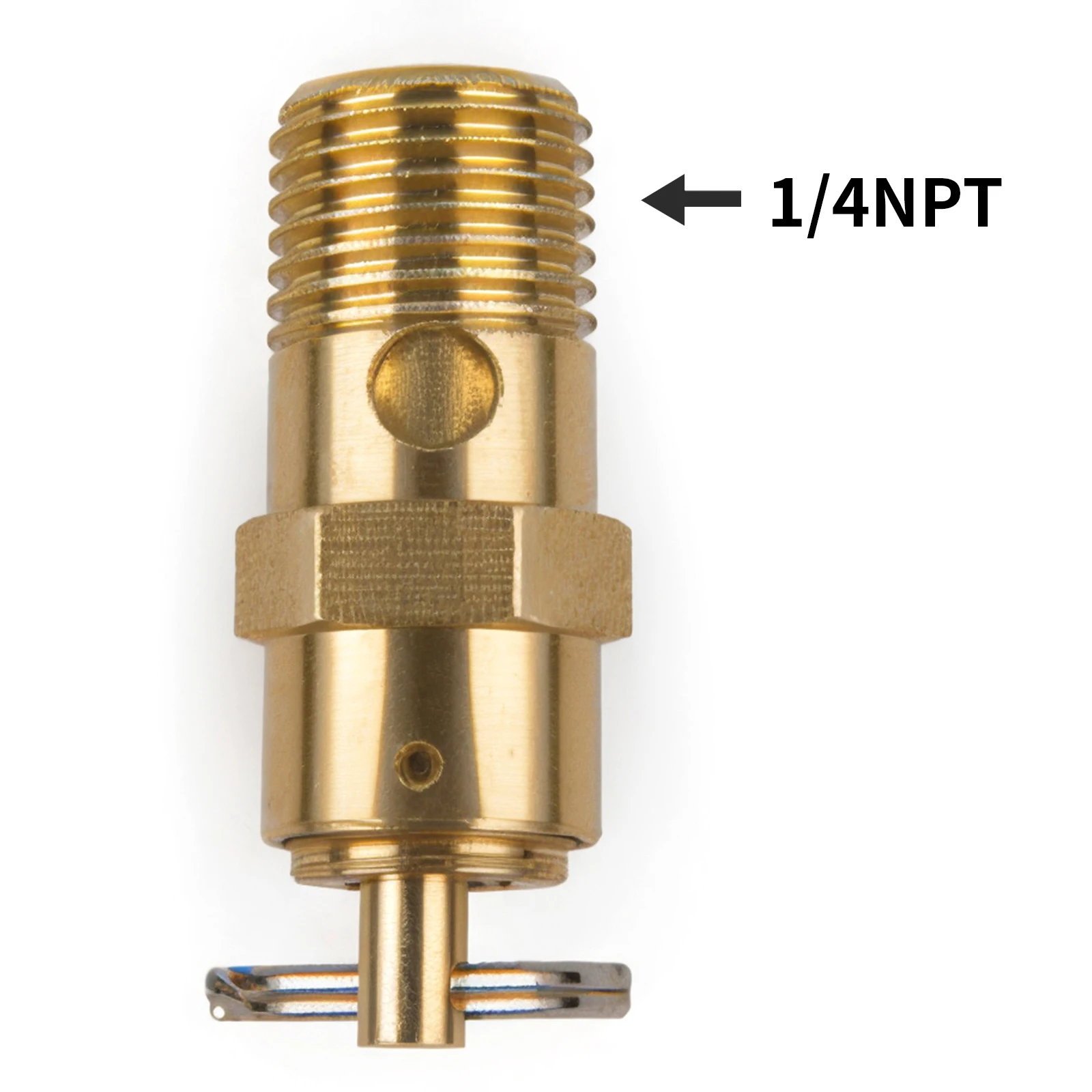 Automatic Air Compressor Tank Relief Pressure Exhaust Valve 1/4NPT 200PSI Off Safety Relief Copper Spring Valve Car Accessories