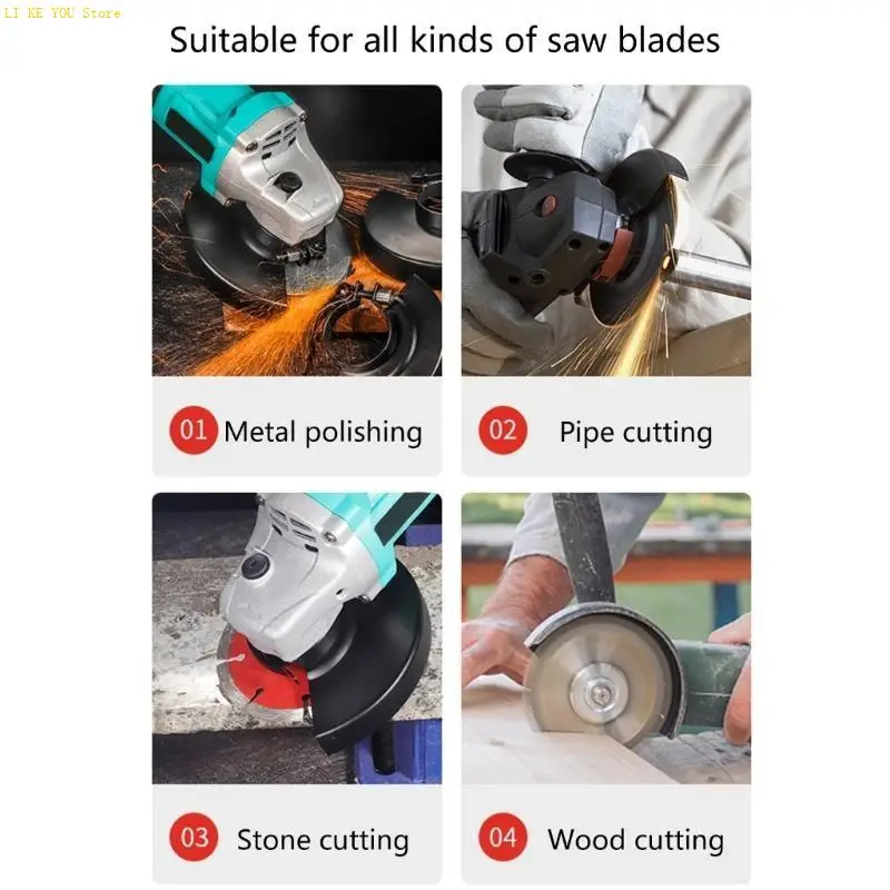 

W3JE Углы, Grinder Protector Protector, охрана диска для типа 100/115/125 Металлическая крышка