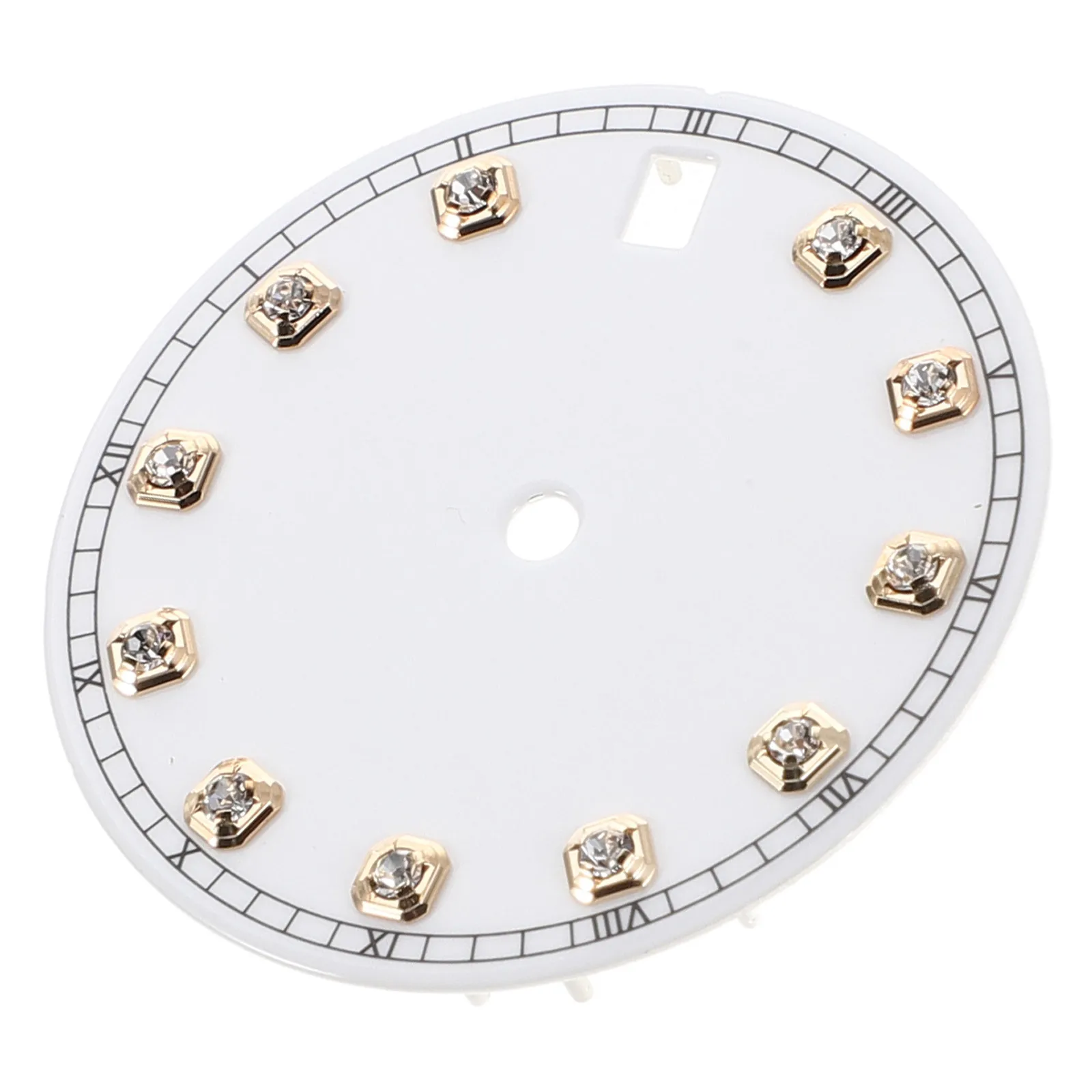 

Sunburst Dial 28.5mm Metal Replacement Round Watch Dials for Mechanical Movement DIY Watch Repair Part