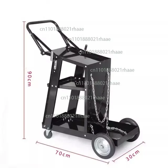 

Welding machine tool car gas shielded welding trolley multi-functional storage rack auto repair two welding maintenance mobile