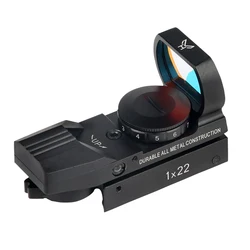 MARCH Tactical Red Dot Sight Hunting Rifle Scope Detachable Riflescope Holographic Reflex 4 Reticle Collimator