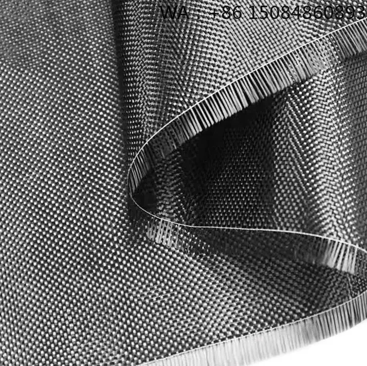 200g/m2 3K plain carbon fiber fabric, aerospace grade with epoxy surface, support bending and welding processing service
