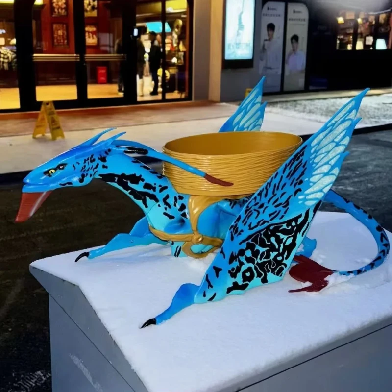 

New Genuine Avatar 3: Fire And Ashes Peripheral Water Cup Ikaran Pterosaur Nightmare Doll Cup Straw Cup Popcorn Bucket Toy Gift