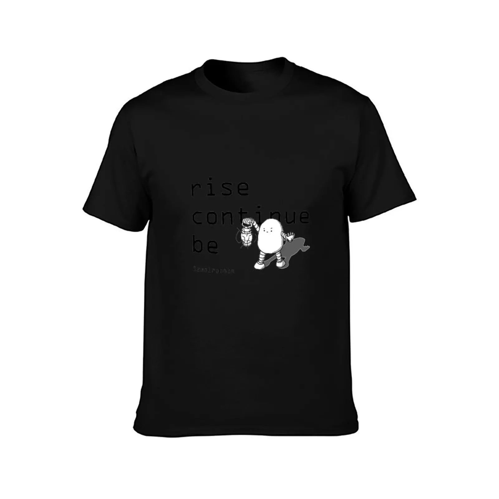 Hopebot (Variant) T-Shirt, Summer Casual Cotton Tee, Oversized Streetwear Tops, Vintage Graphic Print, Loose Fit Short Sleeve