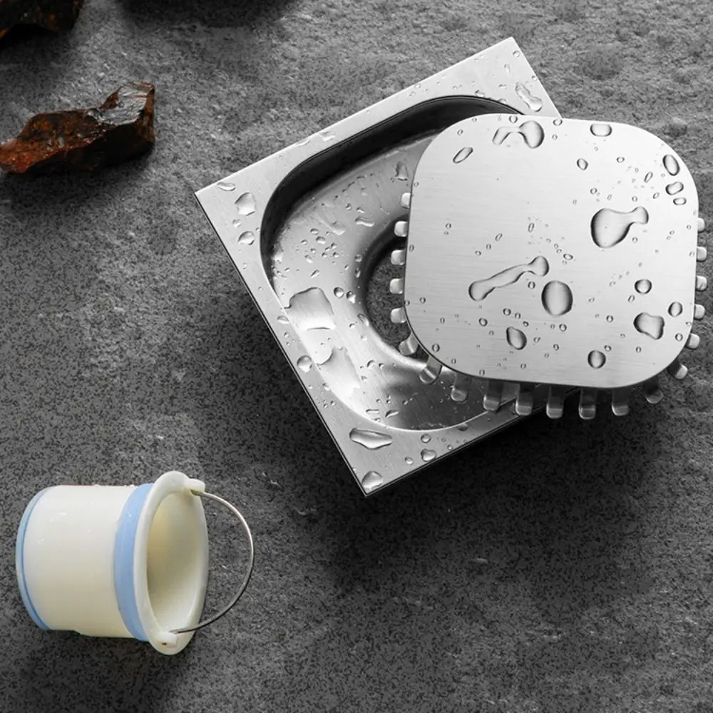 

Stainless Steel Floor Drain Anti-odor Prevention Deodorant Shower Floor Drain Sewer Deodorant Insect-proof Drain Filter Sink
