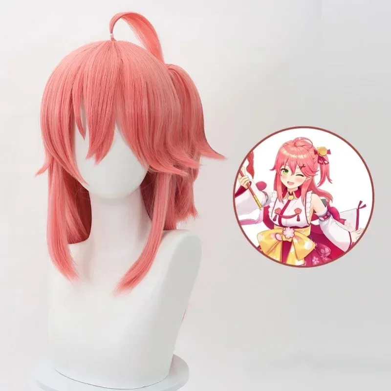 ABC123 ساكورا تأثيري حلي vtuber الظاهري أنيمي نمط شعر مستعار هولوليف ساكورا ميكو المعبود كيمونو مجموعة com3;f'6,c;7.y; #5