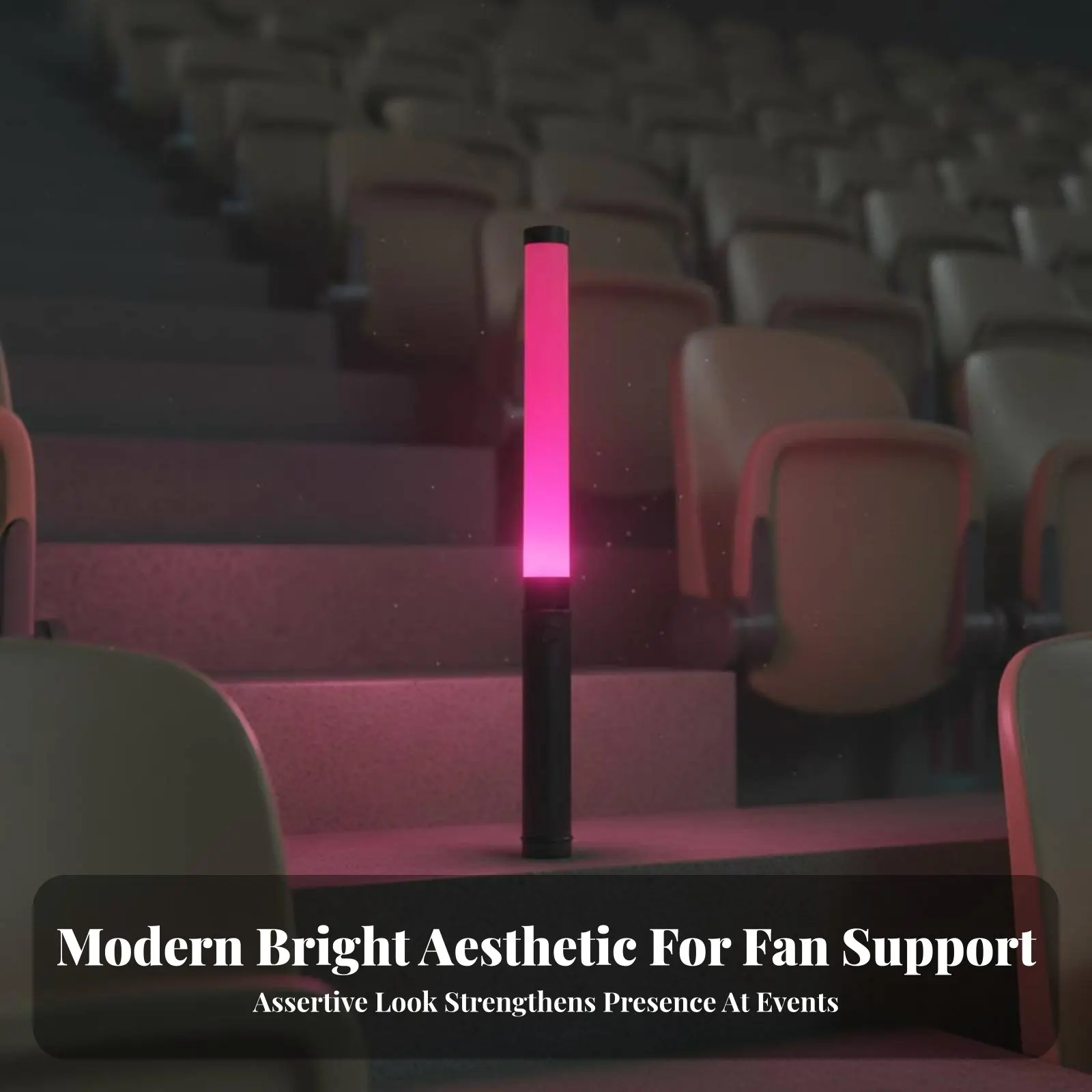 

Illuminated Illuminated Stick 15 Hues Wireless Control Cheer Stick Color Changing Illuminated Rod Customizable Symbol Idol