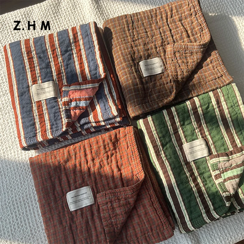 

Наволочки в японском стиле высшего качества, 100% хлопок, новая модель 2026 года, пара, противомасляные марлевые подушечки для защиты от жирных следов на голове