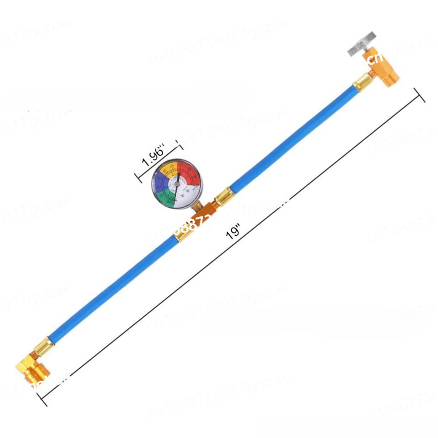 R134A Automotive Air Conditioner Fluoride Meter Tube Refrigerant Quick Fill Fluoride Tube European and American 1/2 Bottle