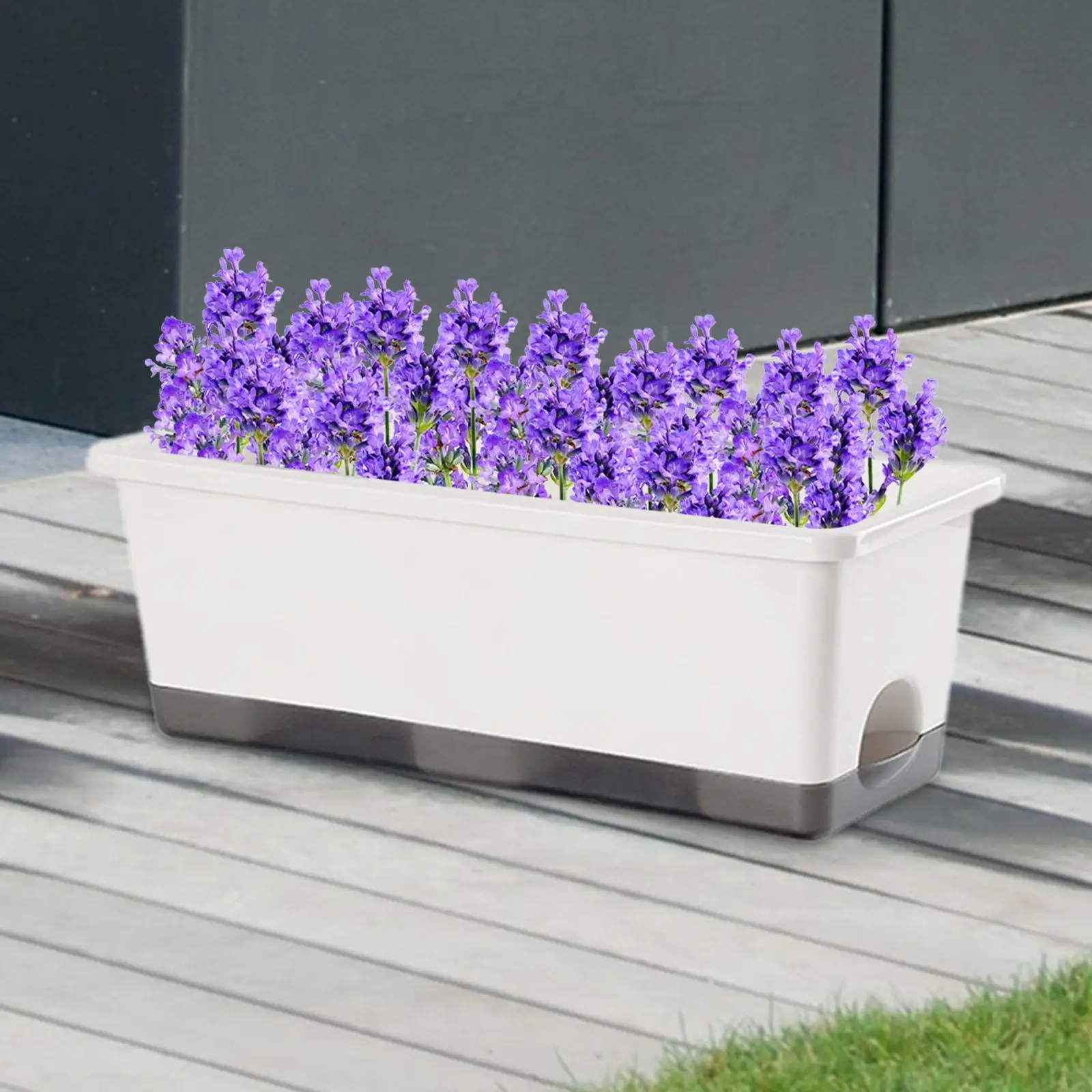 Window Box Planter Organizer Windowsill Planter for Porch Shelf Balcony