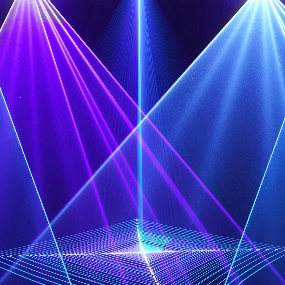 6W RGB Animation Laser APP Control Scanner For Wedding DJ Disco Party RJ45 ILDA High Frequency 20KPPS TTL Scan Stage Light