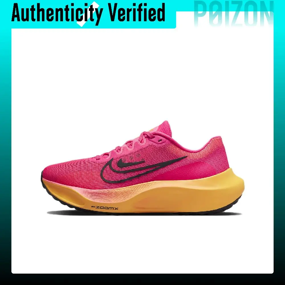 Nike Zoom Fly 5 Running Shoes Women's Low-top Pink/Orange DM8974-601