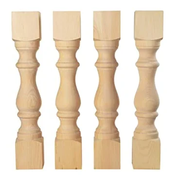 Customization Balustrade Garden Wood Pillar Stair Parts Balustrades Balcony OEM  Handrail Designs Wooden Stair Railing Staircase
