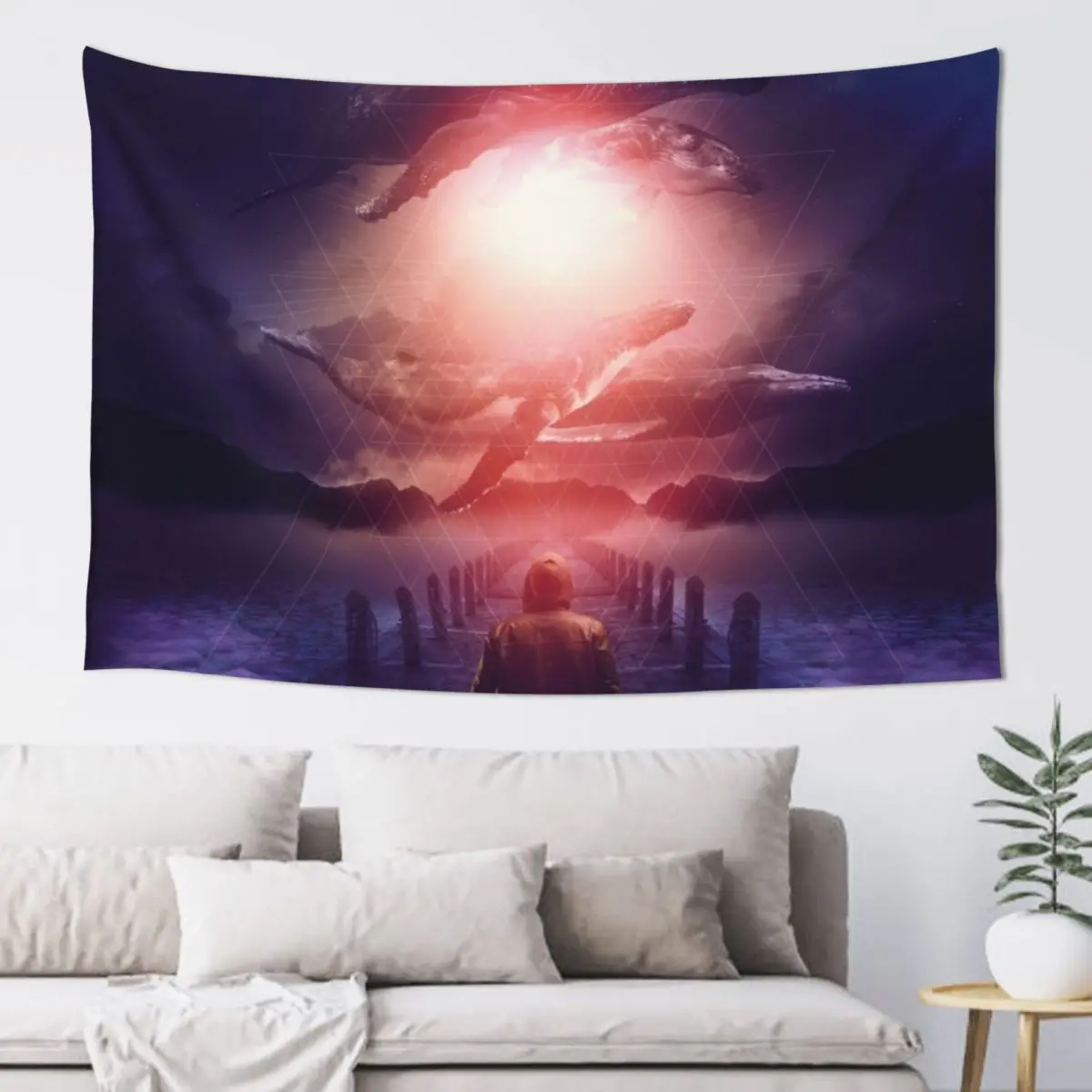 The Space Between Dreams and Reality Tapestry Bedroom Deco Wall Decor On The Wall Tapestry