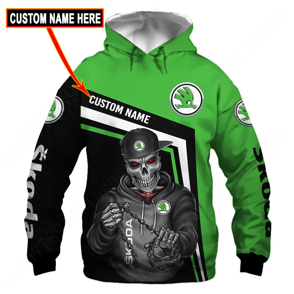 

Skoda Anime Zip Hoodies Unisex Clothing Harajuku Hoodies For Men Women Casual 3D Printing Sweatshirt Essentials Pullover Top