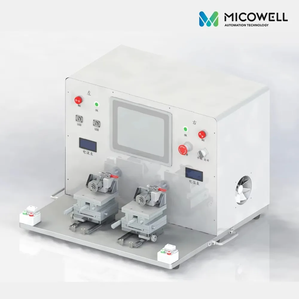 Dual Station Motor Test Bench for Factory Assembly Line Multi Step Workflow Expandable Torque Speed Performance