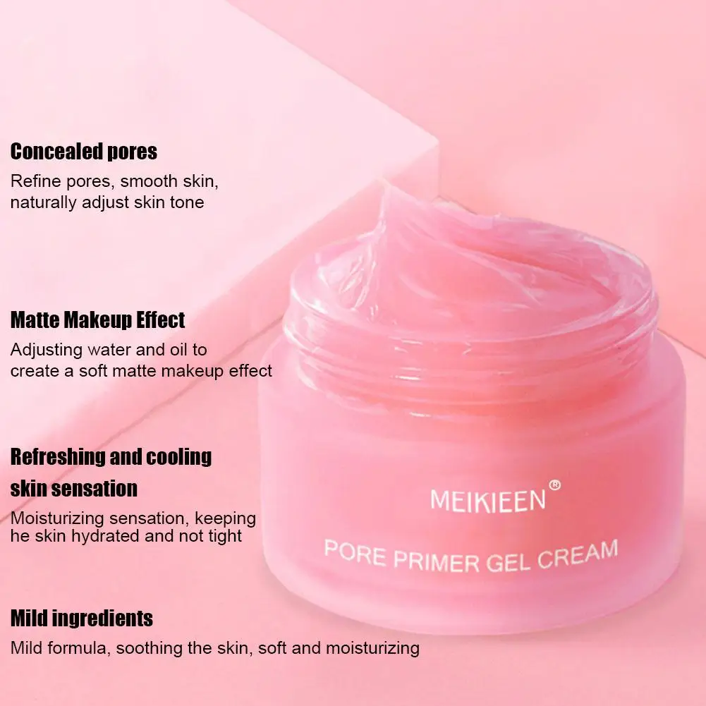 Smoothing Skin Pore Primer, Óleo Hidratante, Rosto, Ferramenta de Creme Invisível, Maquiagem Controle Poros, H6n2, 30ml