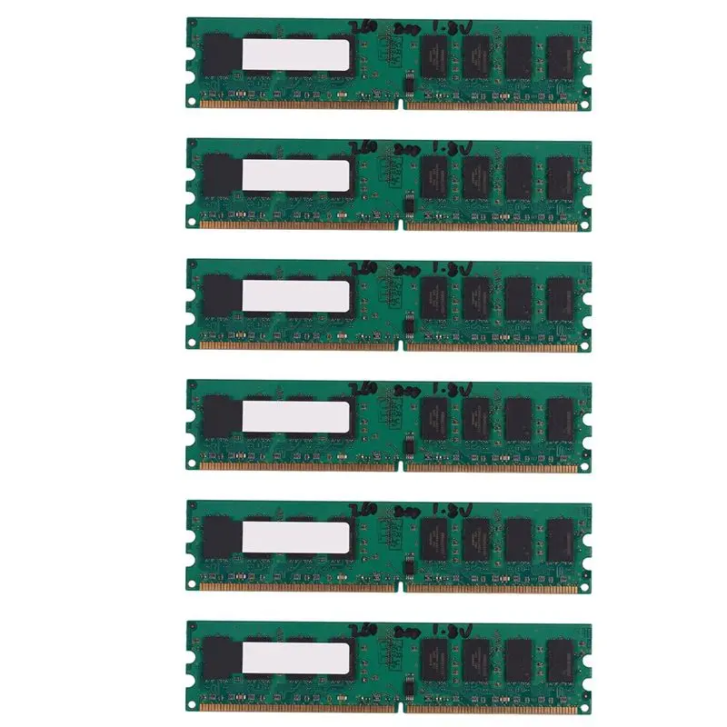

6X 2GB DDR2 PC2-6400 800Mhz 240Pin 1.8V Desktop DIMM Memory RAM For , For AMD(2GB/800,W)-ABIU