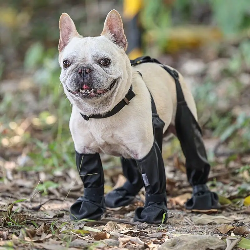 Dog Shoes Pet WaterProof Rainshoe For Small Medium Large Dogs Anti-slip Rain Boots Puppy Dog Pets Rain Booties Pet Accessories