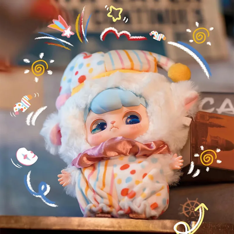 Baby Three Ava Fantasy Circus Plush Blind Box Trendy Play Cute Plush Doll Surprise Handmade Collection Halloween Christmas Gift