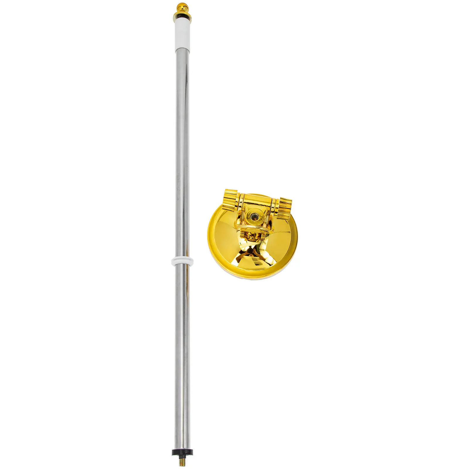 Premium Suction Cup Flagpole for Car Truck Bus Window Mount Nail Free Flag Support Pole Tough Craftsmanship Maximum Visibility