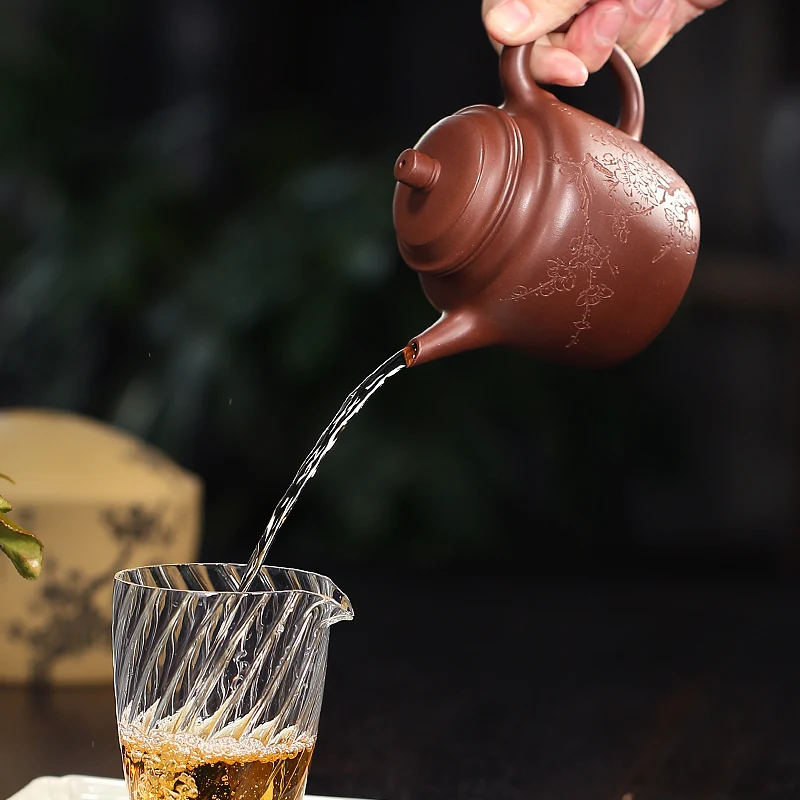 [Jingzhou Kiln] Grand Collection Yi Purple Clay Pot Huanglongshan Mud Gao De Zhong Wang Cheng Fully Handmade