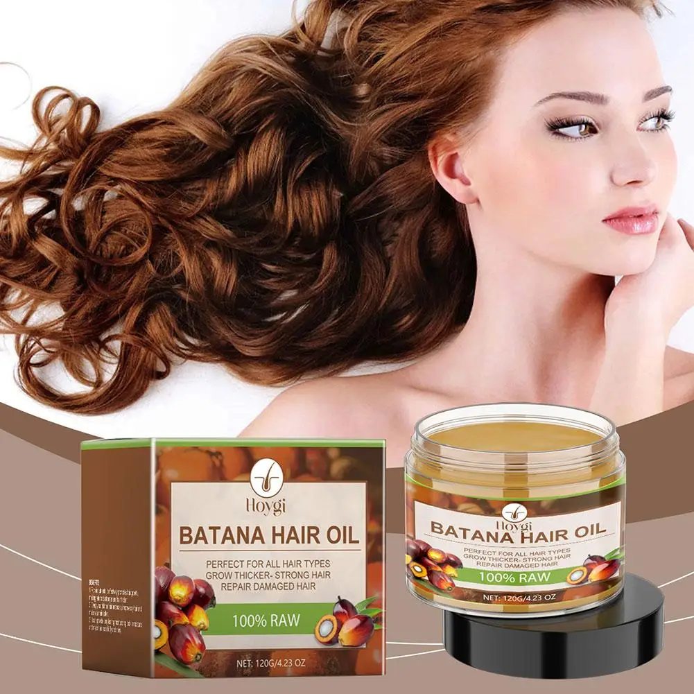 

Batana Hair Care Cream 120g Batana Oil for hair growth Batana Oil Deep Moisturizing Damaged Hair Repair Q1R3