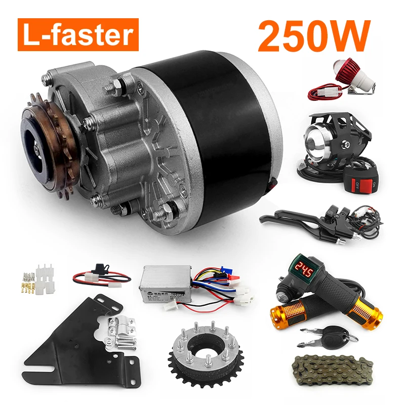 マルチスピード電動自転車変換キット,36V, 250W, 350W, 450W