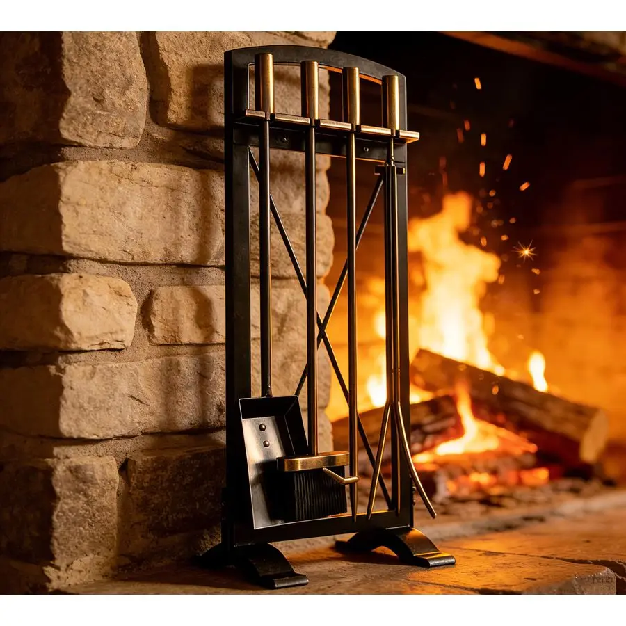 

Набор инструментов для камина из кованого железа с набором инструментов для покера, щипцами, лопатой, метлой, набором инструментов для камина современного дизайна