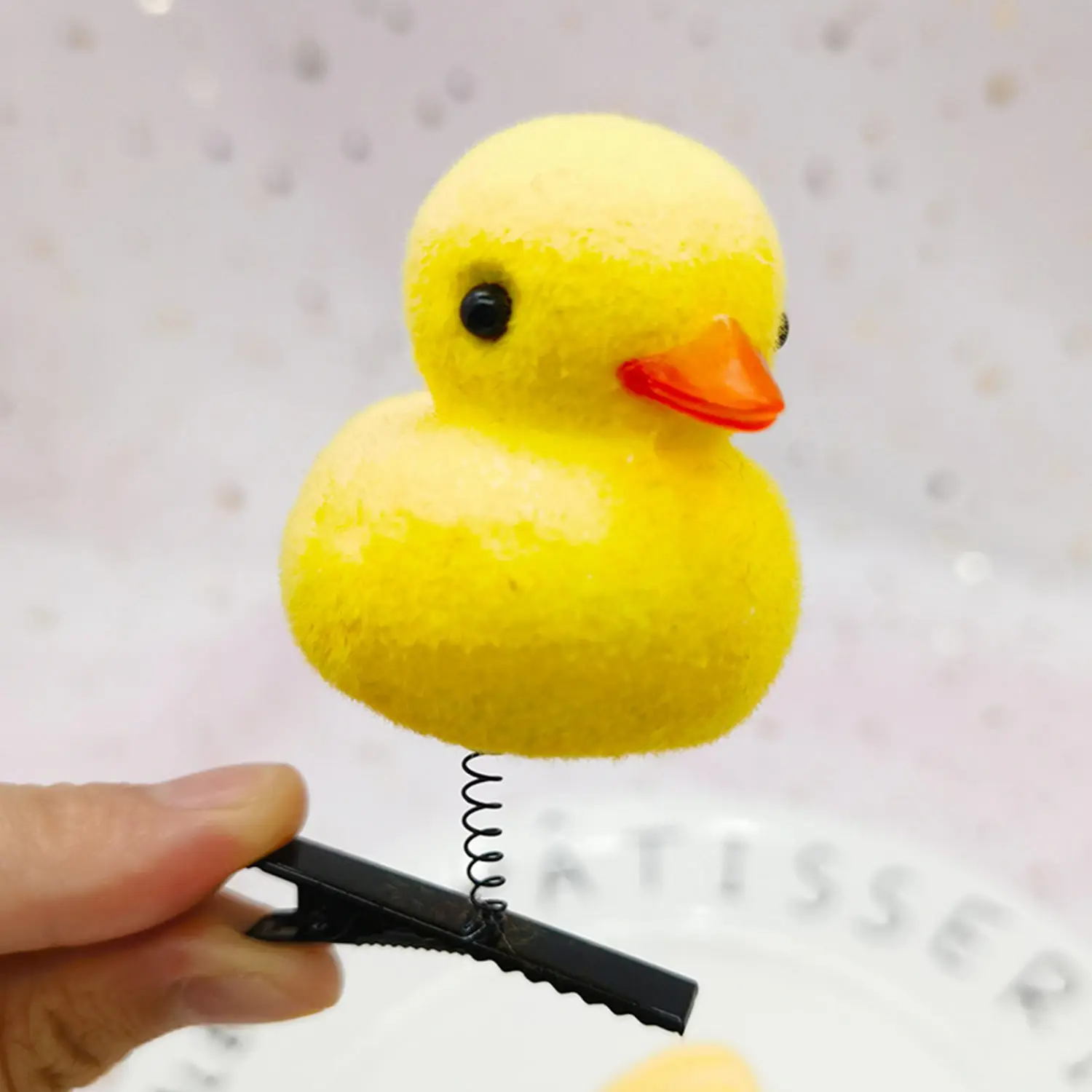 1Pcs Little Yellow Duck Hairpin For Children Gift Funny Christmas Gift Cute Spring Headdress