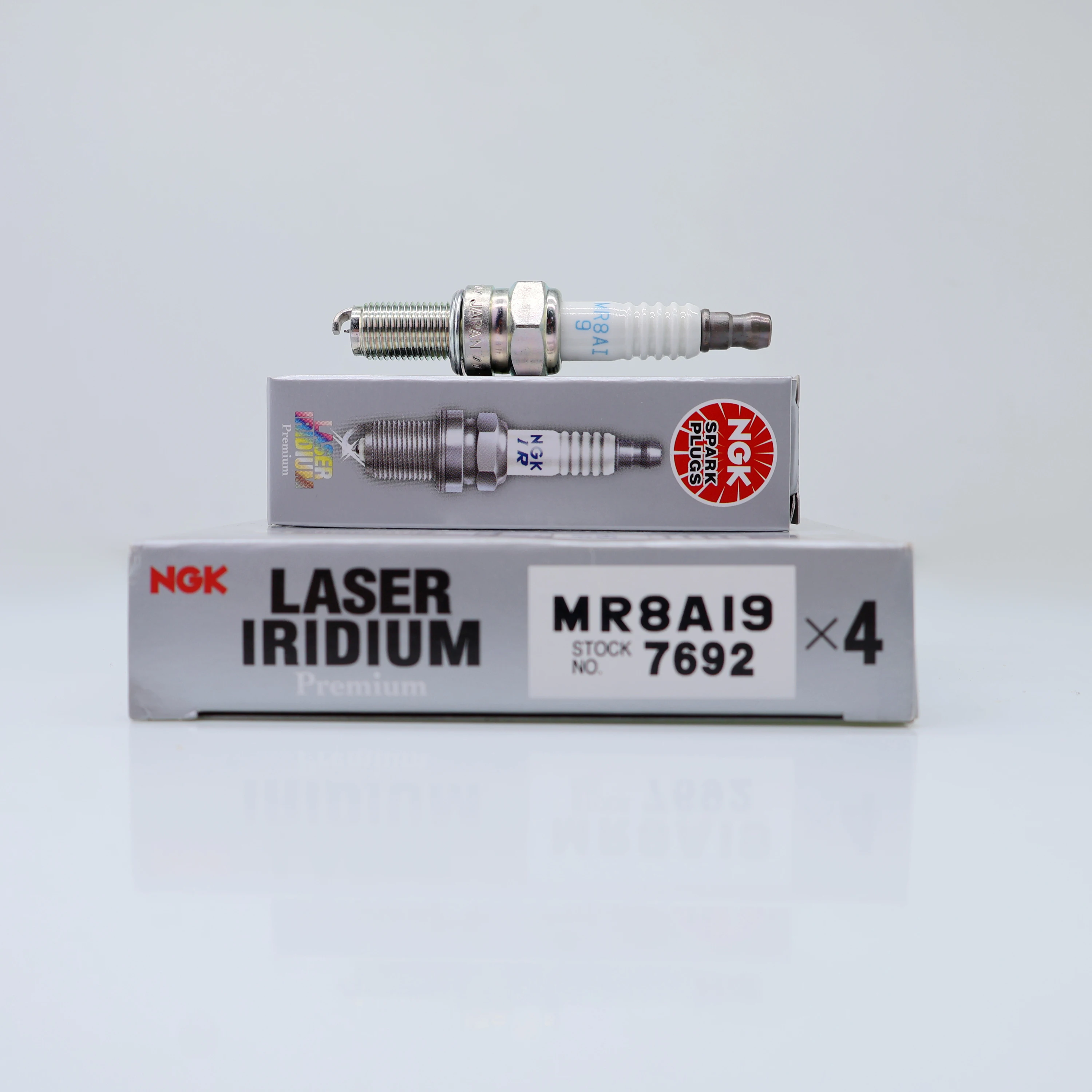 NGK Laser Iridium Spark Plug MR8AI9 7692 Original Genuine Product for SUZUKI,Arctic Cat OEM:0948200612