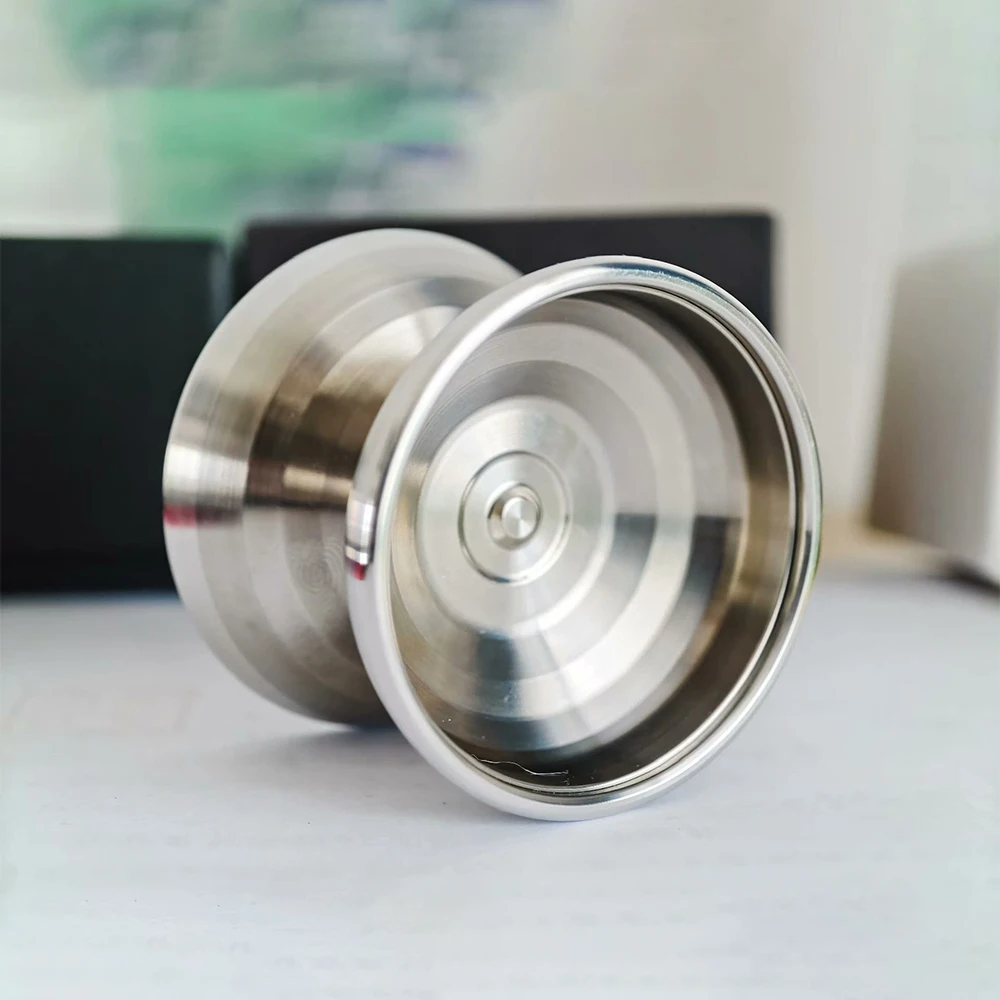 Профессиональный конкурентоспособный материал из нержавеющей стали Yo-yo Single Metal Polished Yoyo Professional 1A3A5A