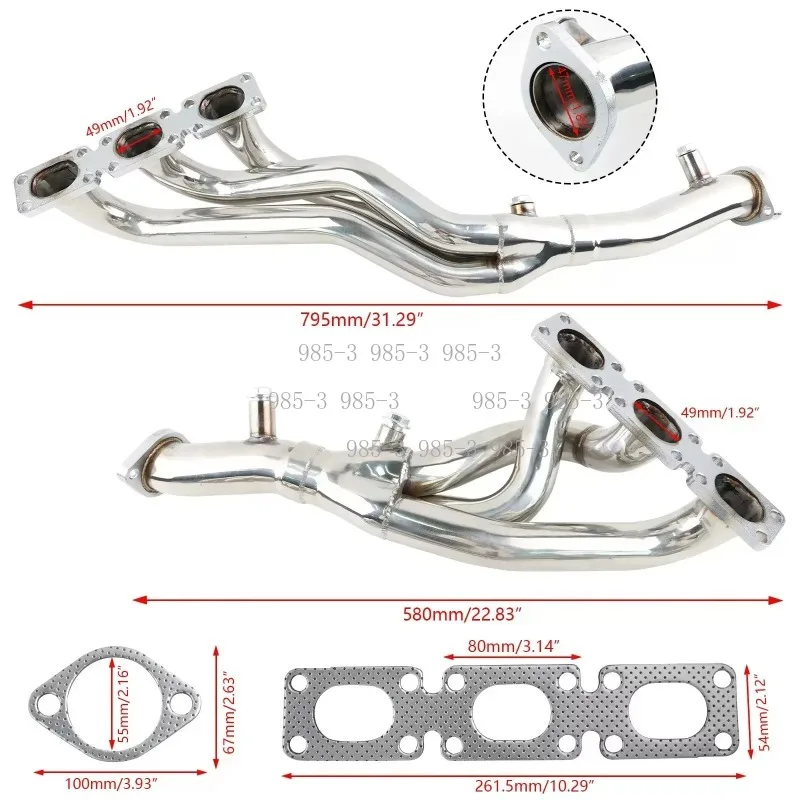 E46 325i Stainless Steel Downpipe Exhaust Header System Performance Upgrade Car Parts Hot Sale