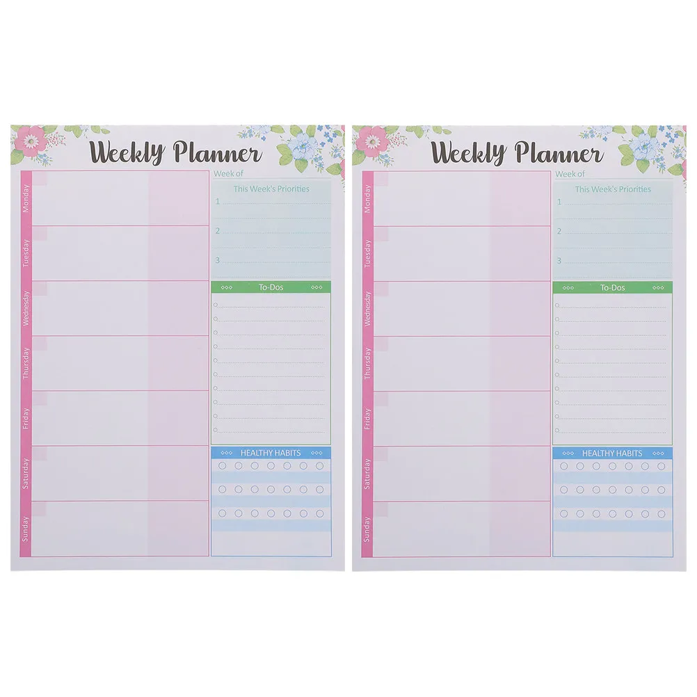 2pcs-weekly-to-do-list-notepad-reliable-material-daily-task-planner-tear-off-notepad-office-school-schedule-to-do-list-planner