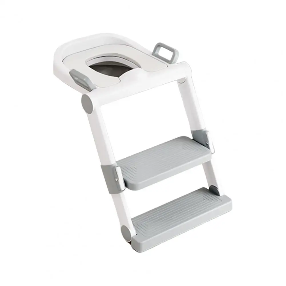 Practical Kids Toilet Seat Thickened Potty Toilet Ladder Foldable Baby Potty Training Seat  Convenient to Climb