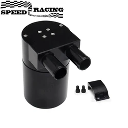 Universal Car Engine Reservior Oil Catch Can Tank Aluminum Alloy High Polished Fit For BMW N54 335