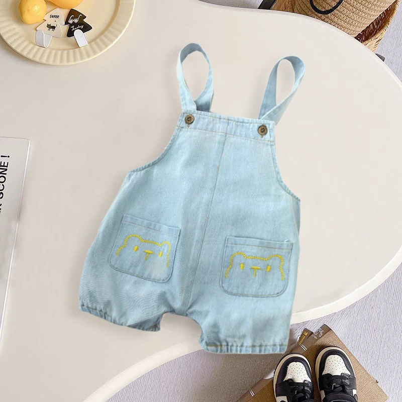 IENENS Baby Shorts Summer Clothes Girl Boy Overalls Causal Short Pants 9-30 Months