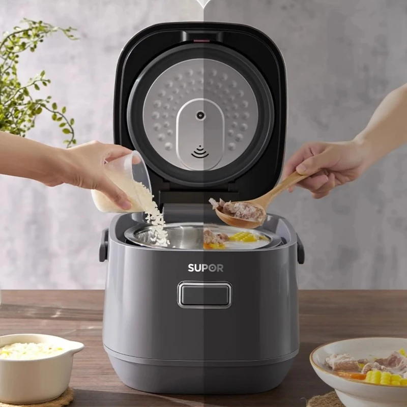 Supor Uncoated Rice Cooker Small 2 Liter Ball Kettle 316 Stainless Steel 0 Coated Inner Tank Pot marmita eletrica