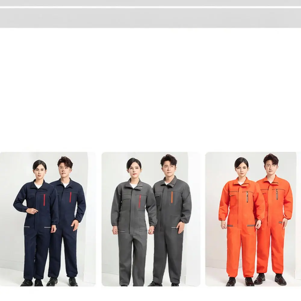 Professional Mechanics Coveralls Men Work Wear Safety Protective Uniform Durable Garment For Automotive Maintenance Shop