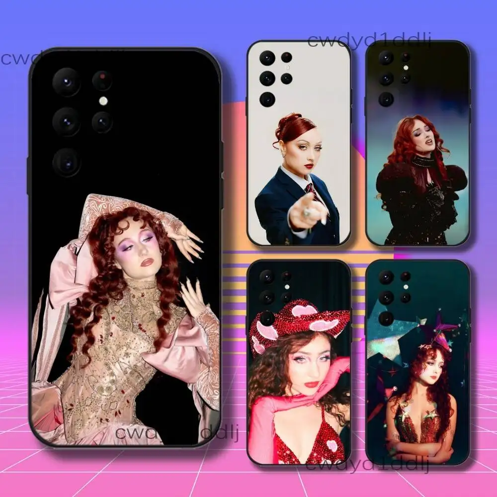 C-Chappell Roan The Giver Phone Case For Samsung S10,S21,FE,S21 ,S26,S25,S24,S23,Ultra,S9,S22,Plus Black Shockproof TPU
