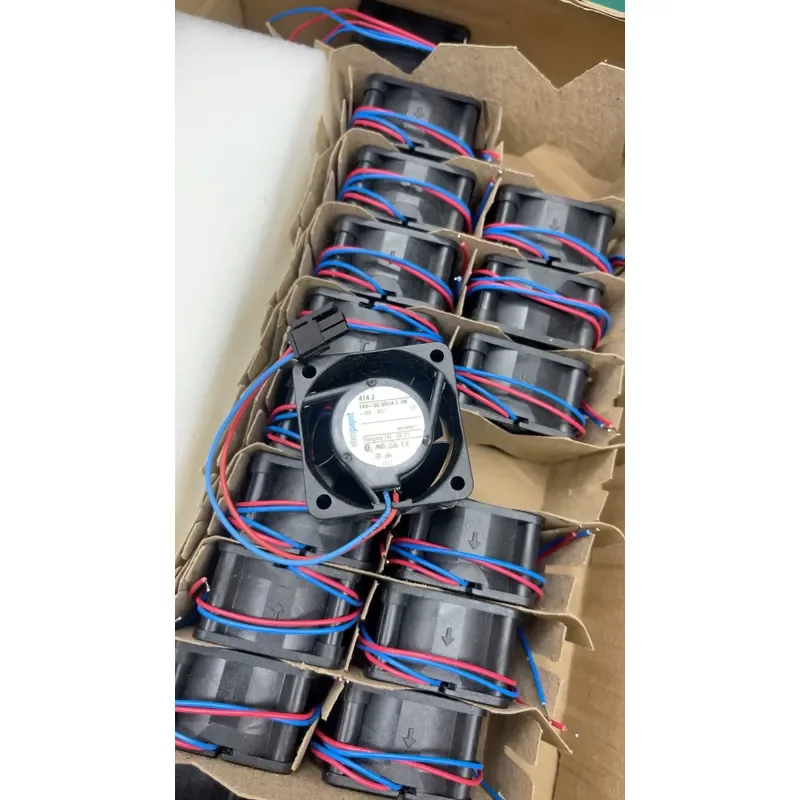 for EBMPAPST 414J Fan 24V DC Ultra Quiet Operation High Efficiency Cooling Blower for Industrial Equipment Ventilation System