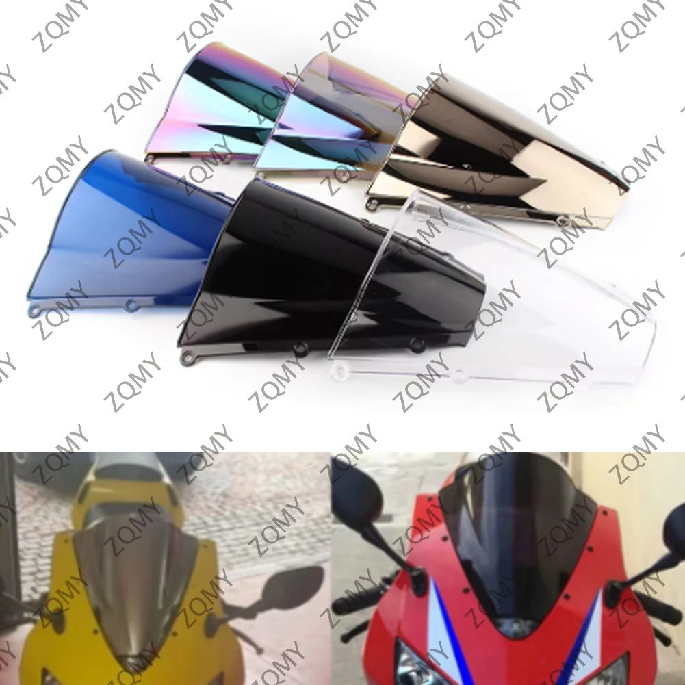 CBR600RR Motorcycle Windshield Windscreen Scratch Resistant Wind Screen For HONDA CBR600 RR 2003 2004 CBR 600 RR 03 04 F5