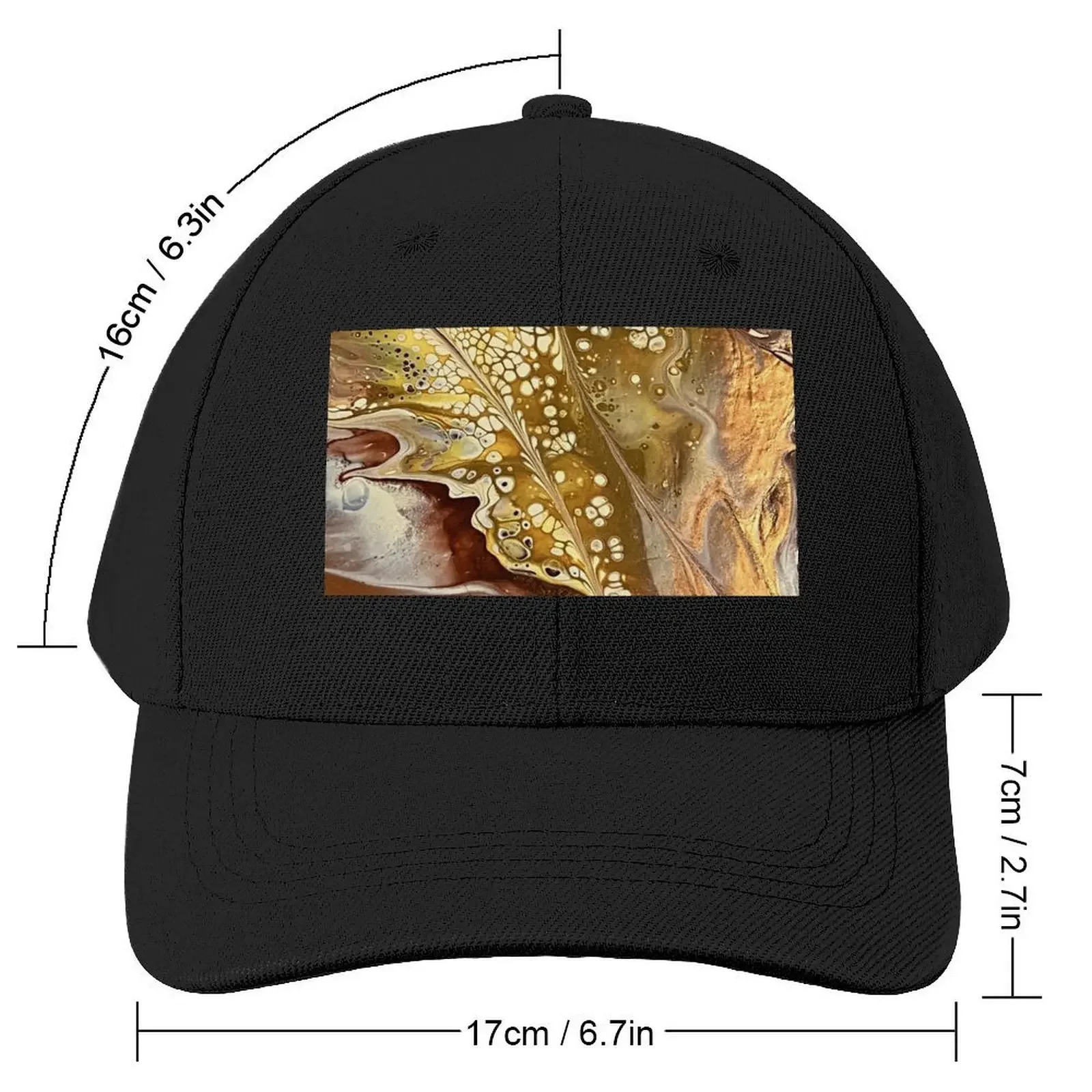 SLB Designs abstract Fall Leaves Baseball Cap fashionable Hat Luxury Brand dad hat Men's Baseball Women's