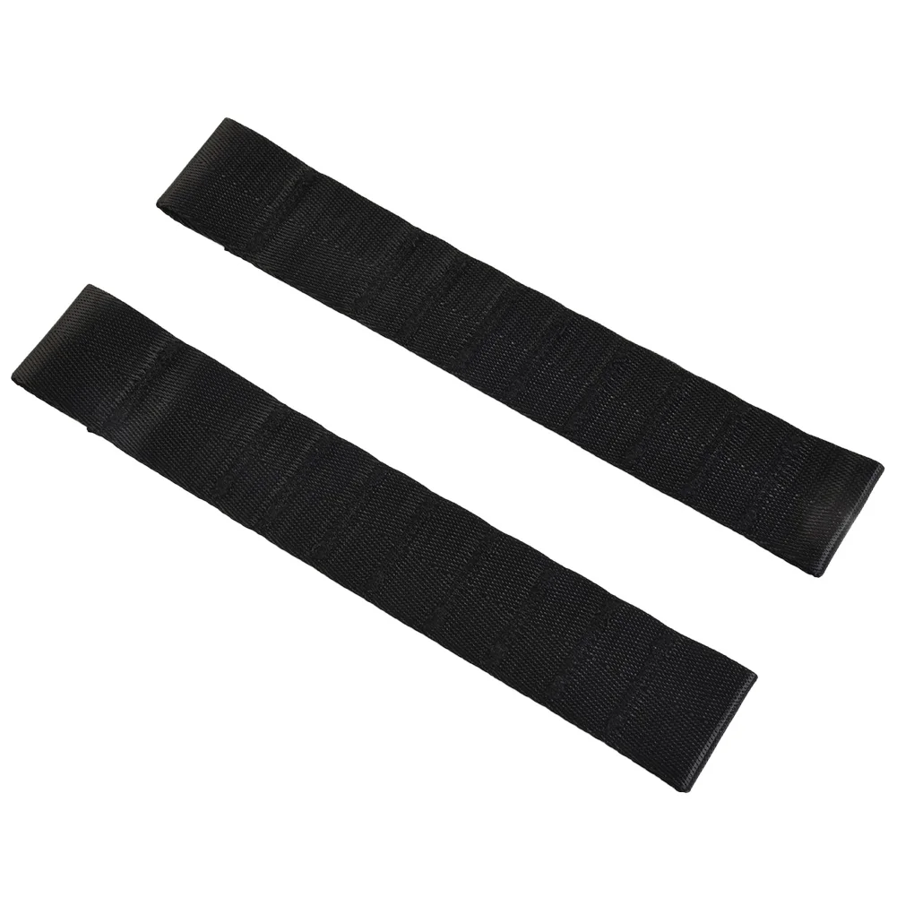 

For Jeep Door Check Straps 2pcs Adjustable Black High-quality Nylon Interior Accessories None Durable High Quality