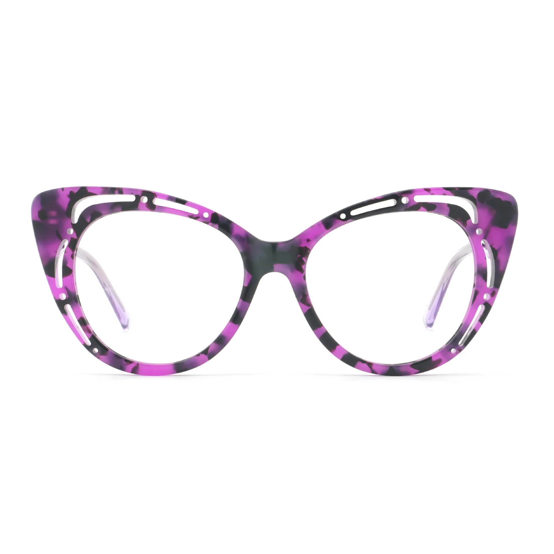 

Fashion Luxury Cat Eye Acetate Glasses Frame Women optical Myopia Presbyopia prescription Retro eyewear Customization Logo